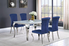 Carone Blue 5 Pc Dining Set - MyWaynesHome #