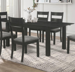 Jakob Black Dining Table - MyWaynesHome #