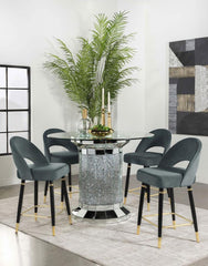 Ellie Grey 5 Pc Counter Height Dining Set - MyWaynesHome #