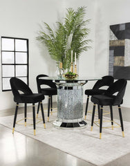 Ellie Black 5 Pc Counter Height Dining Set - MyWaynesHome #