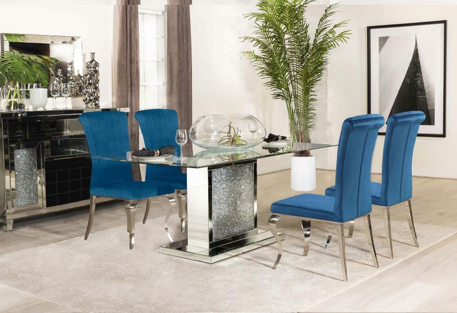 Marilyn Blue 5 Pc Dining Set - MyWaynesHome #