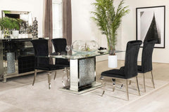 Marilyn Black 5 Pc Dining Set - MyWaynesHome #