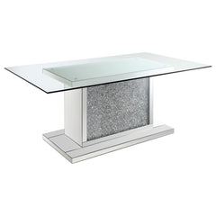 Marilyn Silver Dining Table - MyWaynesHome #