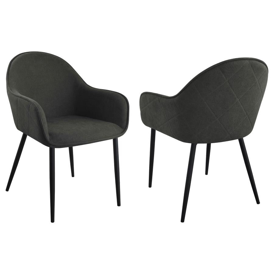 Emma Black Arm Chair - MyWaynesHome #