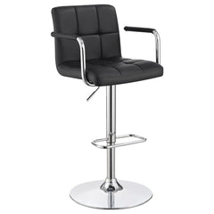 Palomar Black Adjustable Bar Stool - MyWaynesHome #