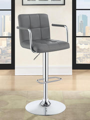Palomar Grey Adjustable Bar Stool - MyWaynesHome #