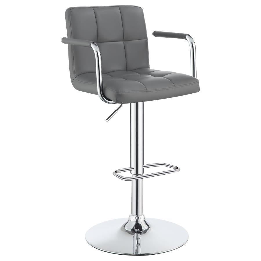 Palomar Grey Adjustable Bar Stool - MyWaynesHome #