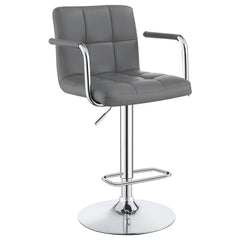 Palomar Grey Adjustable Bar Stool - MyWaynesHome #