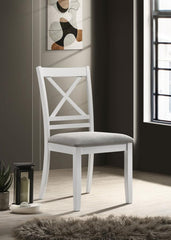 Hollis White Side Chair - MyWaynesHome #