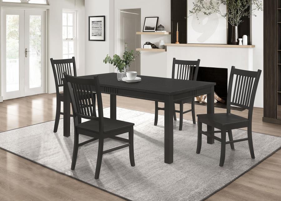 Marbrisa Black 5 Pc Dining Set - MyWaynesHome #