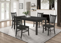 Marbrisa Black 5 Pc Dining Set - MyWaynesHome #
