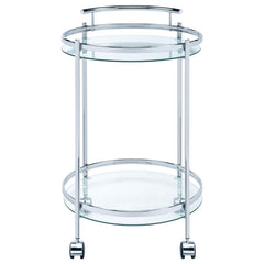 Chrissy Silver Bar Cart - MyWaynesHome #