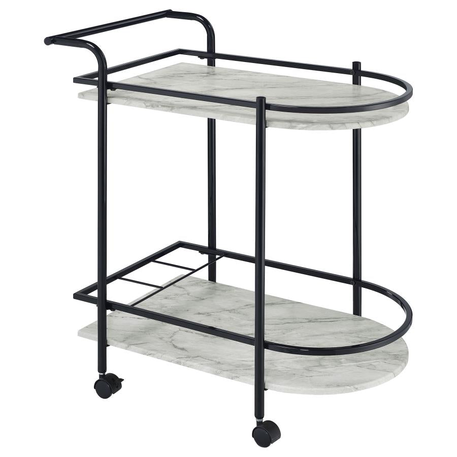 Desiree Black Bar Cart - MyWaynesHome #