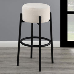 Leonard Beige Bar Stool - MyWaynesHome #