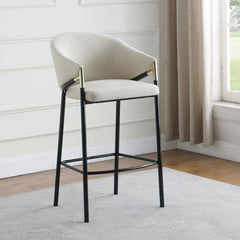 Chadwick Beige Bar Stool - MyWaynesHome #