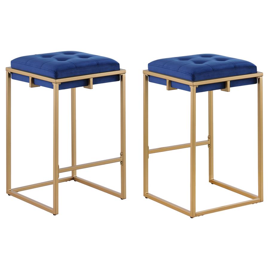 Nadia Blue Counter Stool - MyWaynesHome #