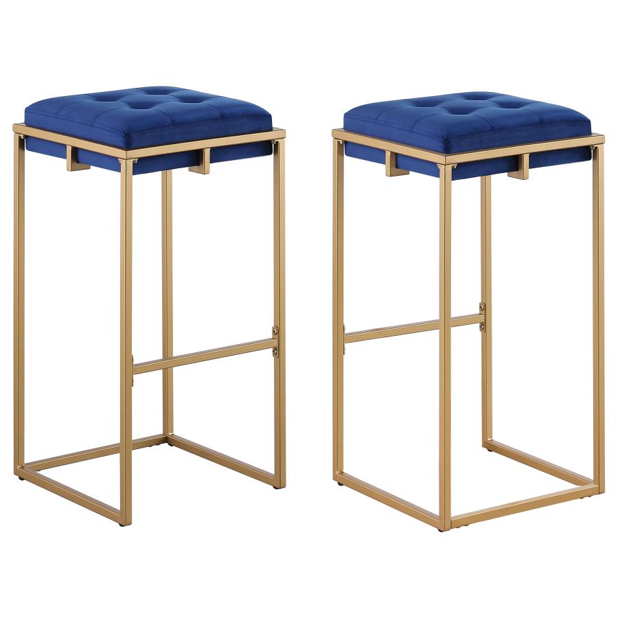 Nadia Blue Bar Stool - MyWaynesHome #