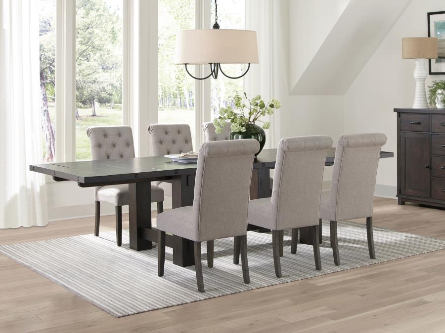 Calandra Brown 7 Pc Dining Set - MyWaynesHome #