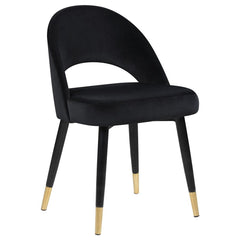 Lindsey Black Side Chair - MyWaynesHome #