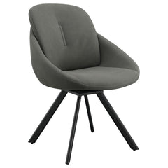 Mina Grey Swivel Side Chair - MyWaynesHome #