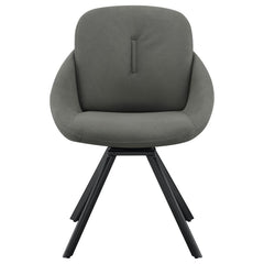 Mina Grey Swivel Side Chair - MyWaynesHome #