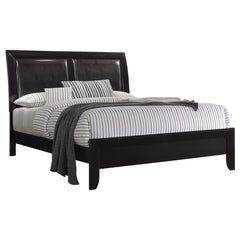Briana Black California King Bed 5 Pc Set - MyWaynesHome #