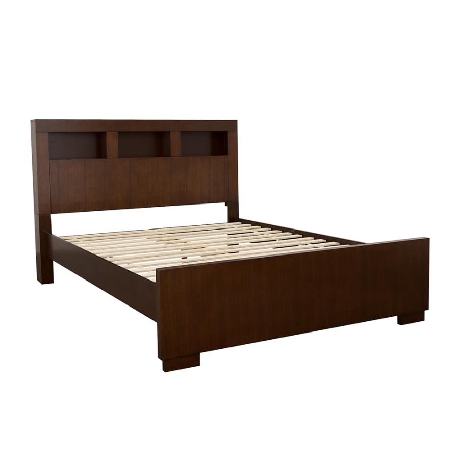 Jessica Brown Queen Bed - MyWaynesHome #