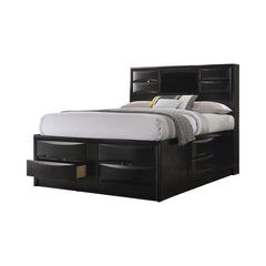 Briana Black Queen Bed 5 Pc Set - MyWaynesHome #