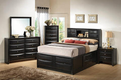 Briana Black California King Storage Bed - MyWaynesHome #