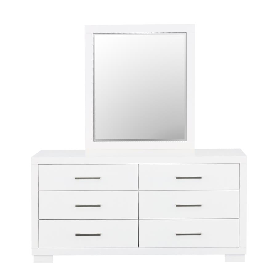 Jessica White Dresser Mirror - MyWaynesHome #