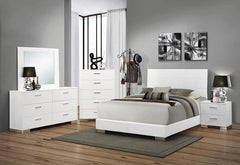 Felicity White California King Bed - MyWaynesHome #