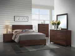 Edmonton Brown California King Bed 5 Pc Set - MyWaynesHome #