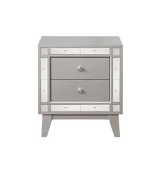 Leighton Silver Nightstand - MyWaynesHome #
