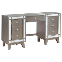 Leighton Silver Vanity Table & Stool - MyWaynesHome #