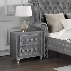 Deanna Grey Nightstand - MyWaynesHome #
