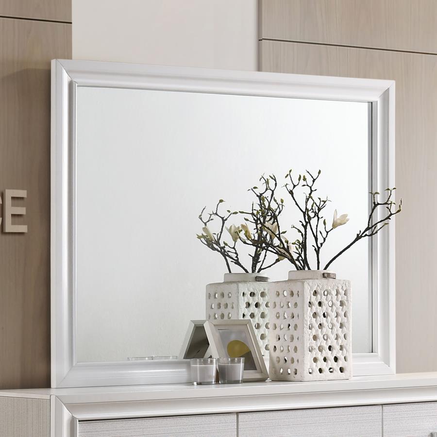 Miranda White Dresser Mirror - MyWaynesHome #
