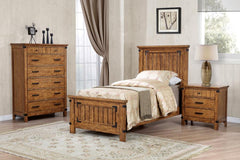 Brenner Brown Twin Bed - MyWaynesHome #