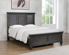 Franco Grey Queen Bed - MyWaynesHome #