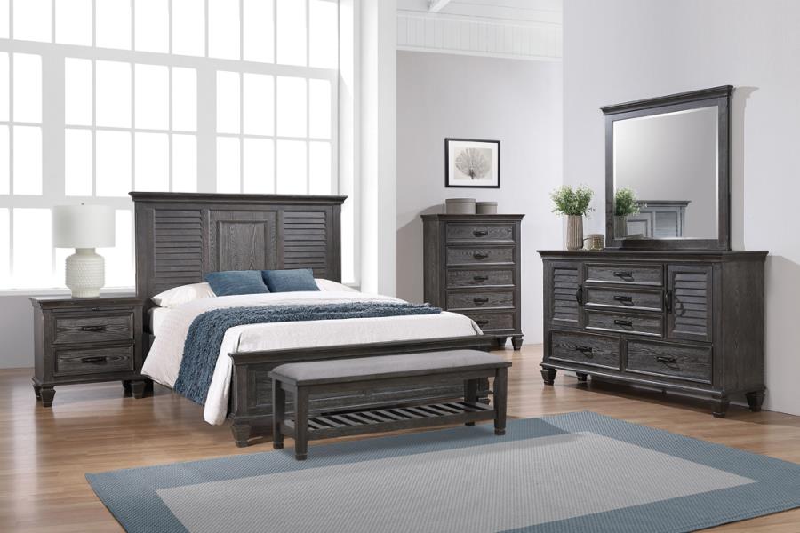 Franco Grey Bench - MyWaynesHome #