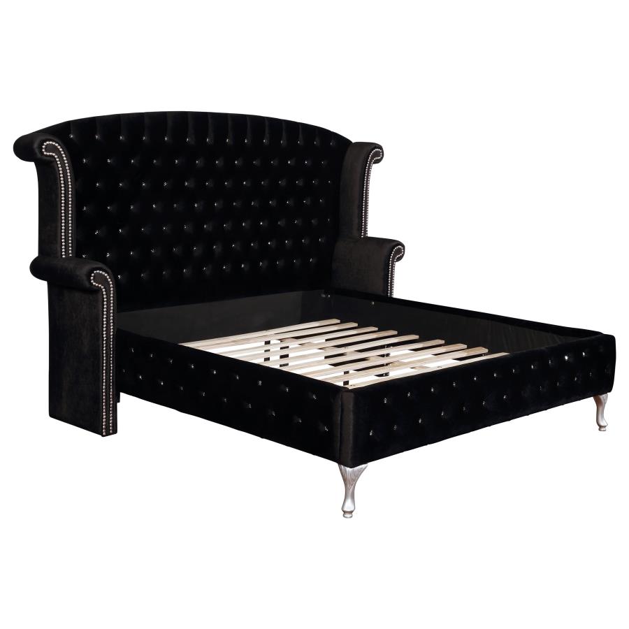 Deanna Black Queen Bed - MyWaynesHome #