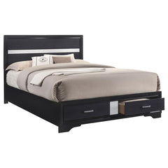 Miranda Black California King Bed 5 Pc Set - MyWaynesHome #