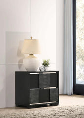 Blacktoft Black Nightstand - MyWaynesHome #