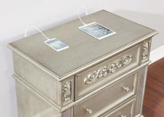 Heidi Silver Nightstand - MyWaynesHome #