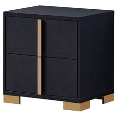 Marceline Black Nightstand - MyWaynesHome #