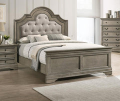 Manchester Brown Eastern King Bed - MyWaynesHome #