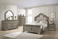 Manchester Brown Queen Bed 5 Pc Set - MyWaynesHome #
