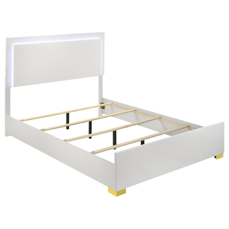 Marceline White Queen Bed - MyWaynesHome #