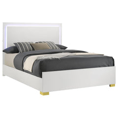 Marceline White Queen Bed - MyWaynesHome #