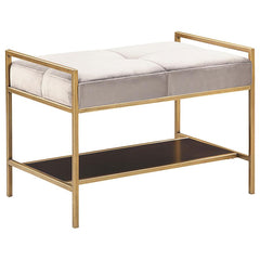 Maria Grey Bench - MyWaynesHome #