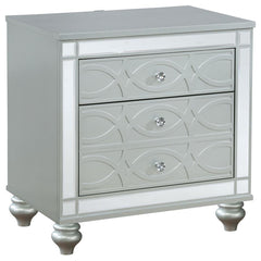 Gunnison Silver Nightstand - MyWaynesHome #
